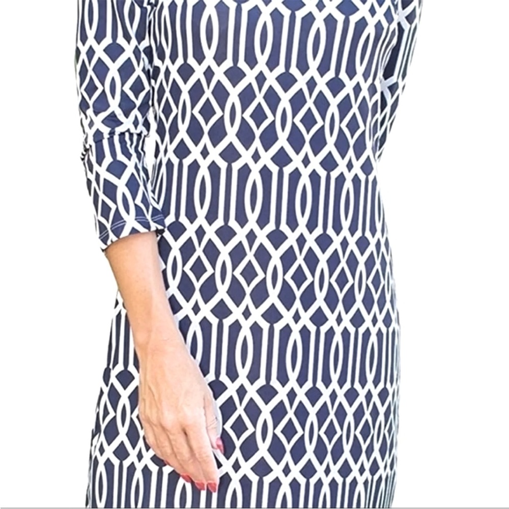 Jean-Pierre Klifa Daphne Dress Celtic Navy XL NWOT